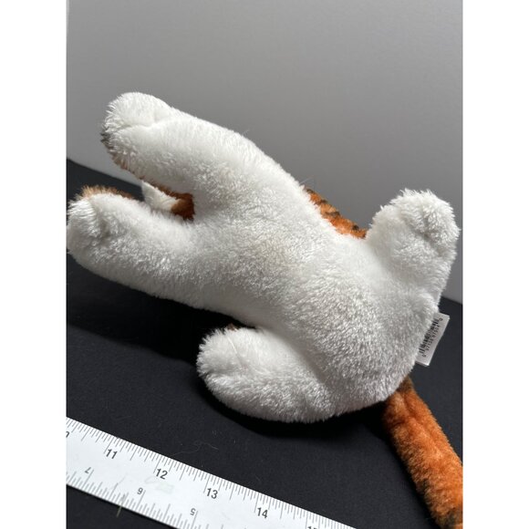 Classic Realistic Bangel Plush Stuffed Tiger Molded Head Carnival Design 9 Inche - Picture 4 of 7